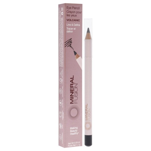 Eye Liner Pencil - Volcanic by Mineral Fusion for Women - 0.04 oz Eyeliner