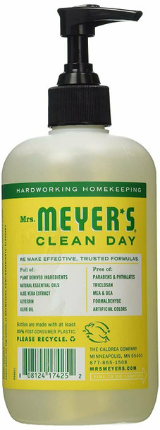 Mrs. Meyer's Clean Day Liquid Hand Soap Honeysuckle Scent 12.5 Ounce Case of 6