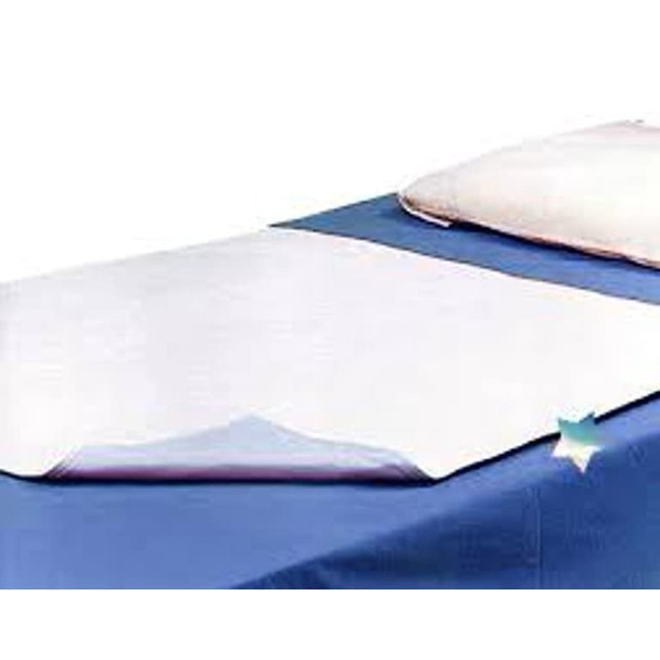 Essential Medical Supply Quik-Sorb 36" x 54" Quilted Birdseye Cotton Reusable Underpad - Extra Large Waterproof Incontinence Bed Pads for Adults, Washable and Reusable with Birdseye Cotton Topsheet