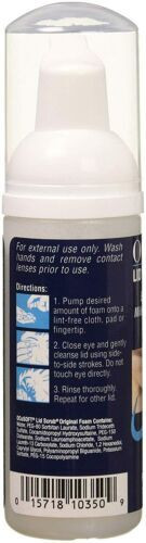 Ocusoft Lid Scrub Eyelid Cleanser Mild Moderate Refresh Soothing Relief 1.68oz