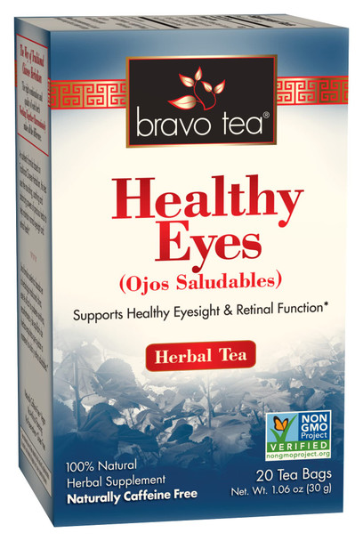 Bravo Tea Healthy Eyes Caffeine Free 20 Tea Bags
