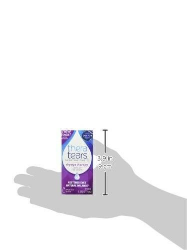 Thera Tears Dry Eye Therapy Relief Lubricant Soothing Drops Sterile 0.5 fl oz