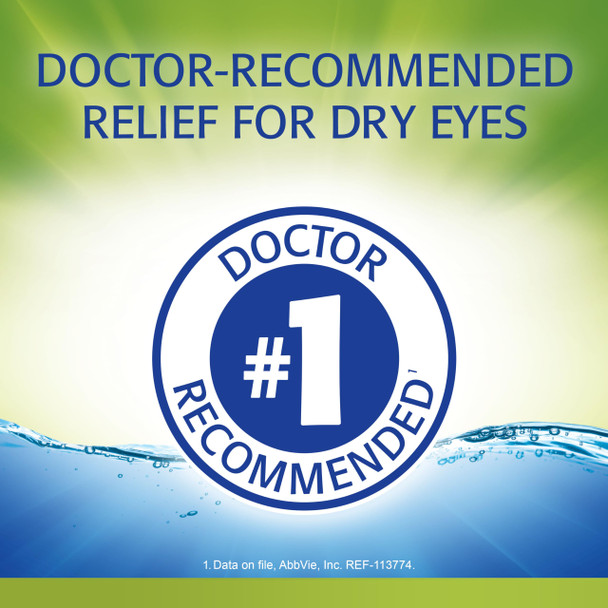 Refresh Relieva for Contacts Lubricant Eye Drops For Dry Eyes, 0.27 Fl Oz Sterile