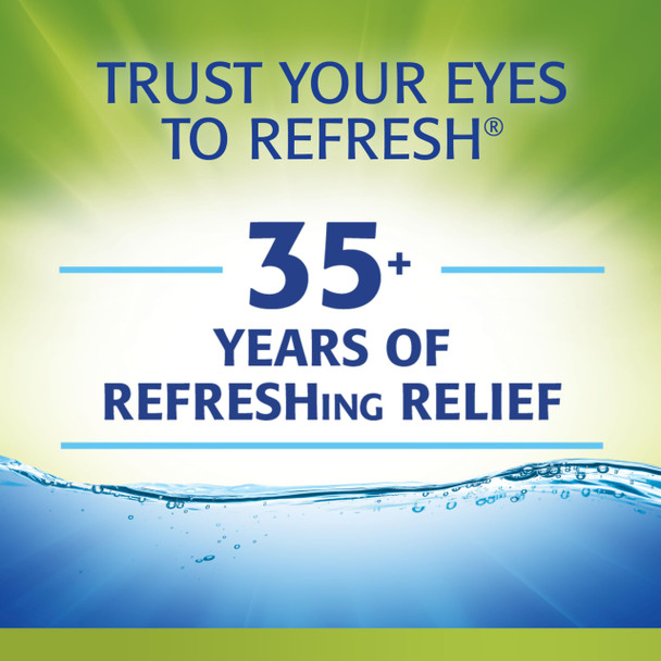 Refresh Relieva for Contacts Lubricant Eye Drops For Dry Eyes, 0.27 Fl Oz Sterile