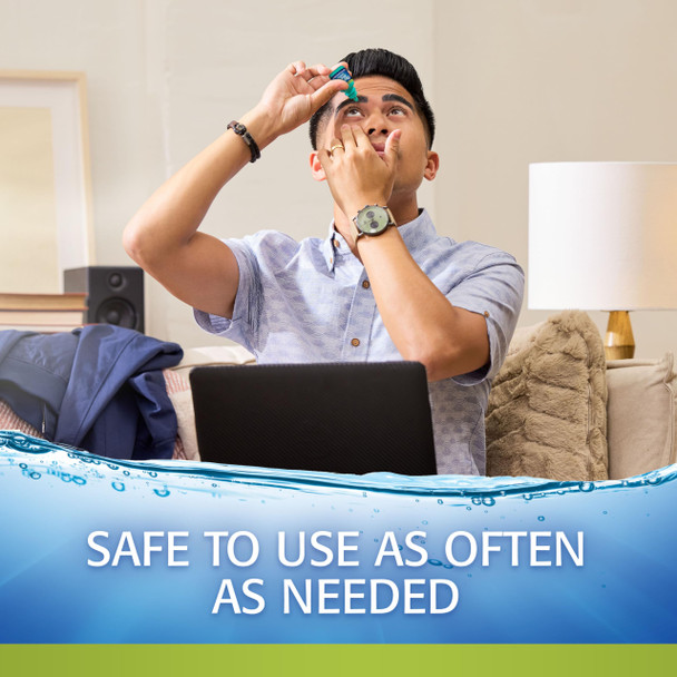 Refresh Relieva for Contacts Lubricant Eye Drops For Dry Eyes, 0.27 Fl Oz Sterile