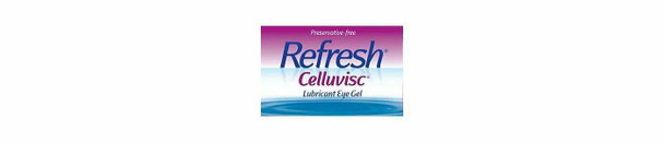 Refresh Celluvisc Lubricant Eye Gel Soothing Preservative Free Dry Relief 30ct