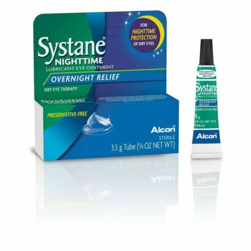 Systane Lubricant Eye Ointment Nighttime Protection Dry Relief Sterile 3.5 gram