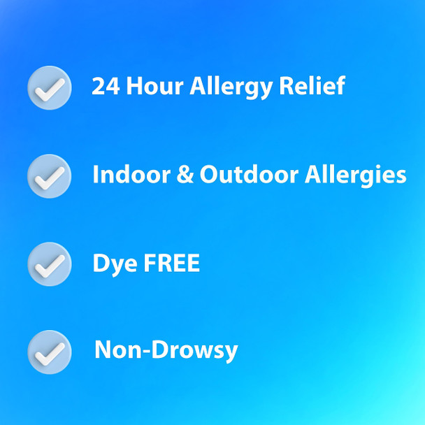 Childrens Oral Solution, Dye Free, Fruit Flavor, Non-Drowsy 24h Relief of Sneezing, Runny Nose, Itchy Watery Eyes, Itchy Throat or Nose, Antihistamine, Indoor & Outdoor Allergies