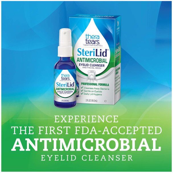 TheraTears SteriLid Antimicrobial Eyelid Cleanser and Facial Wash 2 fl oz