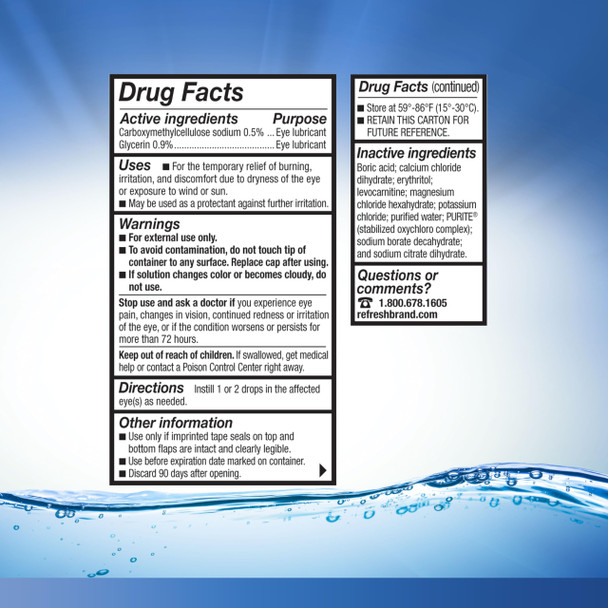 Refresh Optive Lubricant Eye Drops, 0.5 Fl Oz Sterile