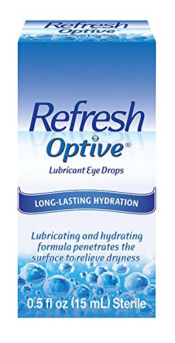 Refresh Optive Lubricant Eye Drops, 0.5 fl oz (15mL) Sterile