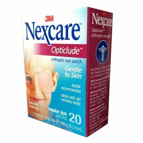 3M Nexcare Opticlude Orthoptic Eye Patch First Aid Gentle to Skin Regular 20ct