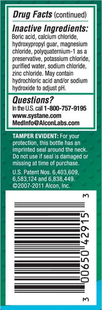 Systane Long Lasting Lubricant Eye Drops, 0.5 Fl Oz (Pack of 1)