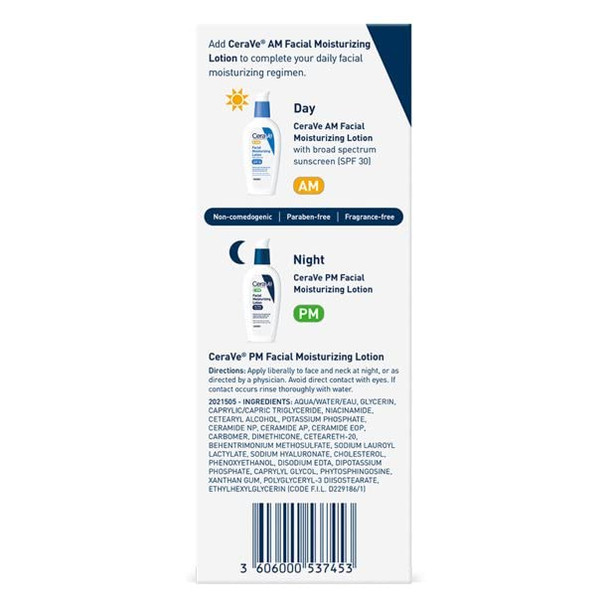 Cerave Facial Moisturizing Lotion PM 3 Oz (2 Pack)