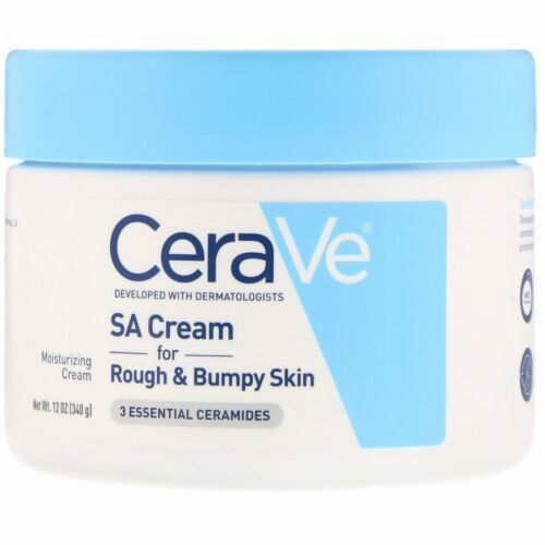 CeraVe SA Cream For Rough and Bumpy Skin with 3 Essential Ceramides 12 Oz 2 Pack