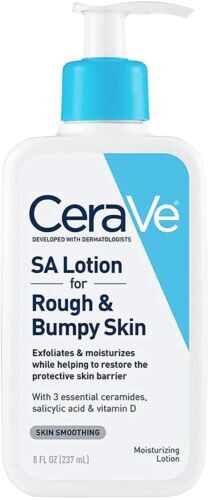 CeraVe SA Body Lotion Rough & Bumpy Skin with Salicylic Acid 8 fl oz Pack of 2
