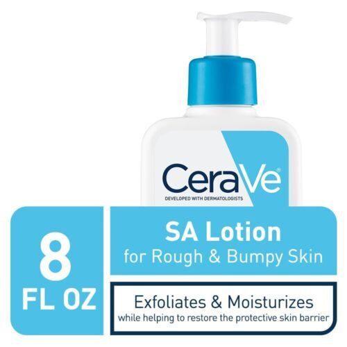 CeraVe SA Body Lotion Rough & Bumpy Skin with Salicylic Acid 8 fl oz Pack of 2