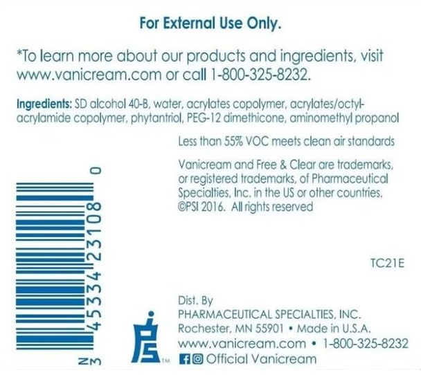 Vanicream Firm Hold Hairspray, Fragrance and Gluten Free, For Sensitive Skin, 8 Ounce, Packaging May Vary