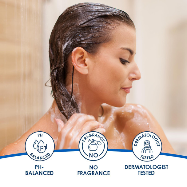 Vanicream Dandruff Shampoo  pH Balanced Mild Formula Effective For All Hair Types and Sensitive Scalps - Free of Fragrance, Lanolin, and Parabens  8 Fl Oz