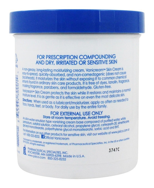 Vanicream Moisturizing Skin Cream, 16 Ounces