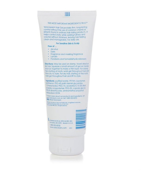 Vanicream Hair Styling Gel 7 oz