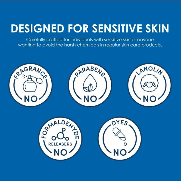 Vanicream Daily Facial Moisturizer With Ceramides and Hyaluronic Acid - Formulated Without Common Irritants for Those with Sensitive Skin, 3 fl oz (Pack of 1)