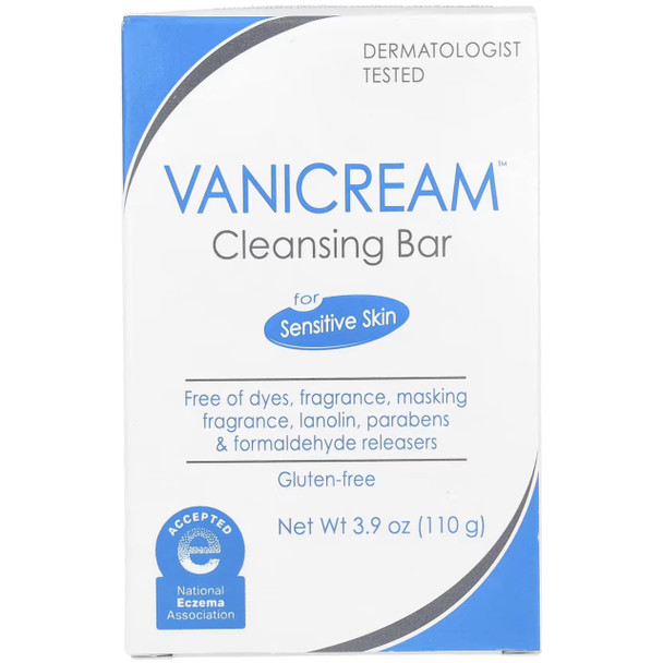 Vanicream Cleansing Bar Fragrance Free - 3.9 oz