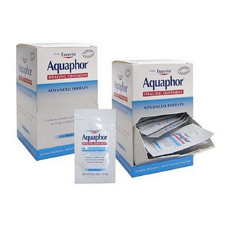 Aquaphor Healing Ointment Advanced Therapy Skin Protectant Contains 144 Packets