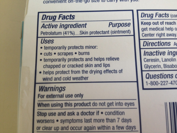 Aquaphor Healing Ointment Advanced Therapy Skin Protectant Contains 144 Packets