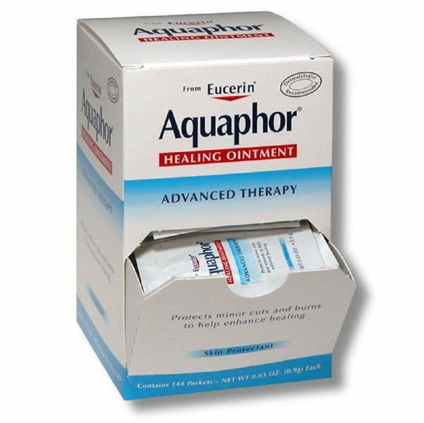 Aquaphor Healing Ointment Advanced Therapy Skin Protectant Contains 144 Packets