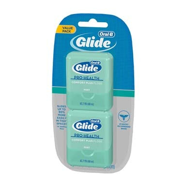 Glide Floss Cmfrt+ 2ct Mn Size 80m