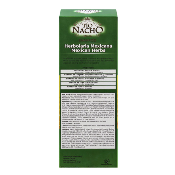 Tio Nacho Mexican Herbs Shampoo, 14 Fluid Ounce