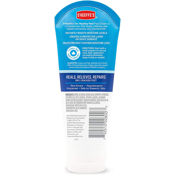 O'Keeffe's Foot Cream Exfol 3oz