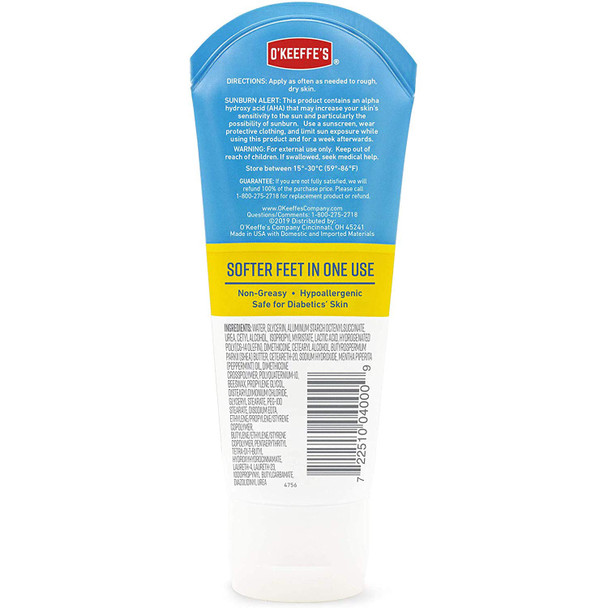 O'Keeffe's Foot Cream Exfol 3oz