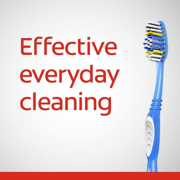 Colgate Extra Clean Toothbrush, Medium, Colors May Vary