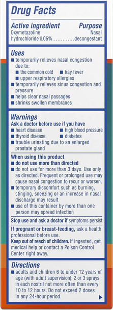 Zicam Intense Sinus Relief Liquid Nasal Spray 0.50 oz