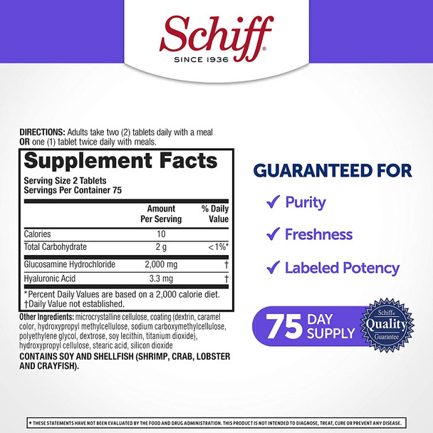 Schiff Specialty Glucosamine Complex 2000mg 150 Tablet