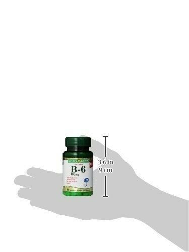 Nature's Bounty Vitamin B6 100mg Supplement Energy Health Support Tablets 100ct