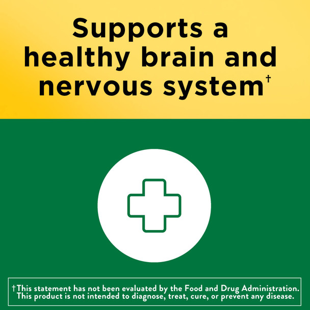 Nature Made Super B Complex with Vitamin C & Folic Acid, B Complex Vitamins for Women and Men, Dietary Supplement for Immune Support, 360 Tablets, 360 Day Supply