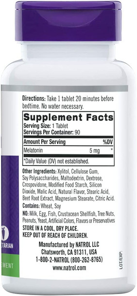 Natrol 1mg Melatonin Tablets