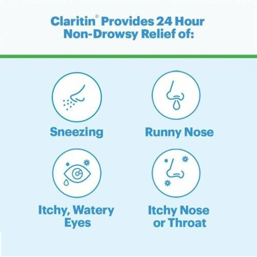 Bayer Claritin Indoor & Outdoor Allergies Tablets Non-Drowsy 24 Hour 10 Count