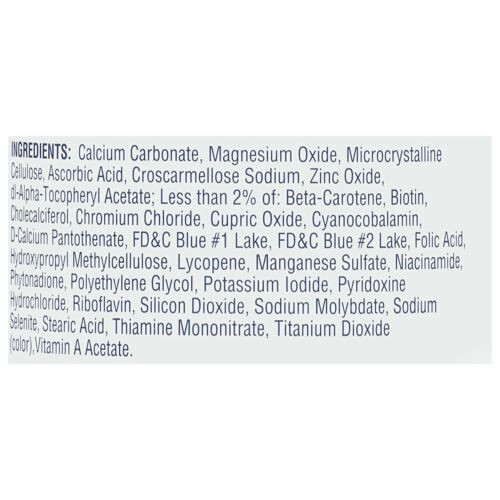 One-A-Day Men's 50+ Healthy Advantage Multivitamins Supplement Tablets 100 Count