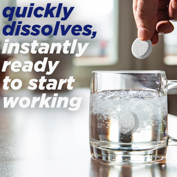 Alka-Seltzer Plus Severe,Cold & Cough Medicine for Adults,PowerFast Fizz Citrus Effervescent Tablets,Fast Relief of Headache,Sore Throat,Cough,Nasal & Sinus Congestion 24 Count, Packaging May Vary