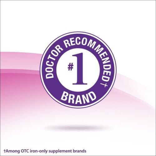 Slow Fe Iron Supplement Tablets Gentle Easy To Swallow High Potency 30ct 1 Pack