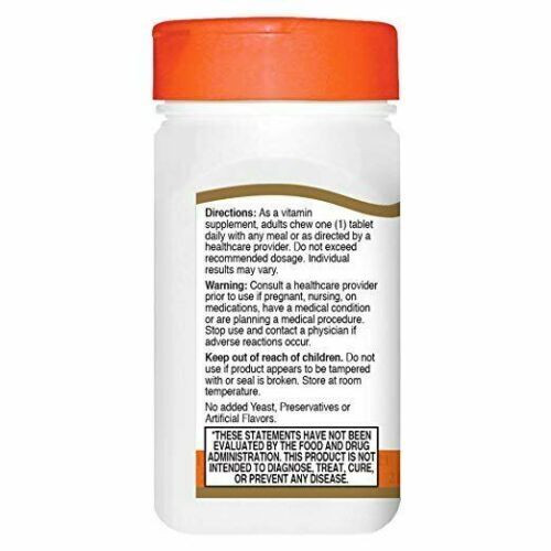 21st Century Vitamin C Tablets Antioxidant and Immune Support 500 mg 110 Count