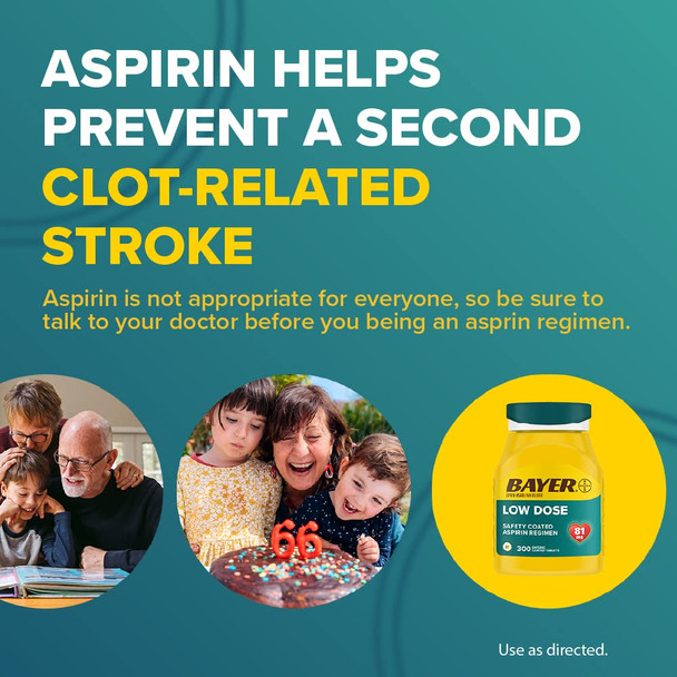 Bayer Aspirin Regimen Low Dose Enteric Coated Tablets, 81 mg, 200 Count