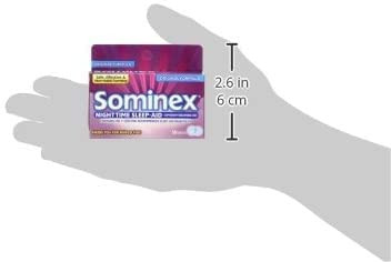 Sominex Nighttime Sleep-Aid, Safe and Effective, Non-Habit Forming, Original Formula, 16 Tablets