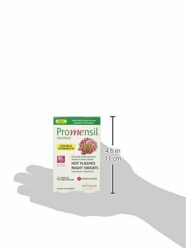 Promensil Menopause Hot Flashes Night Sweats Double Strength Tablets 30 Count