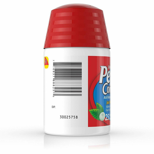 Pepcid Complete Chewable Tablets Heartburn Reliever Dual Action Cool Mint 25 ct