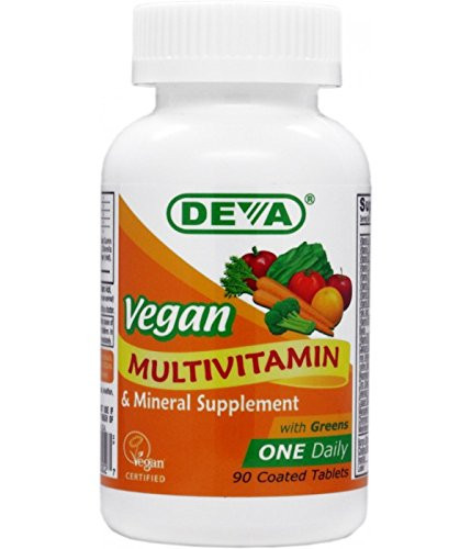 DEVA Vegan Multivitamin & Mineral Supplement Tablets, 90 Tablets
